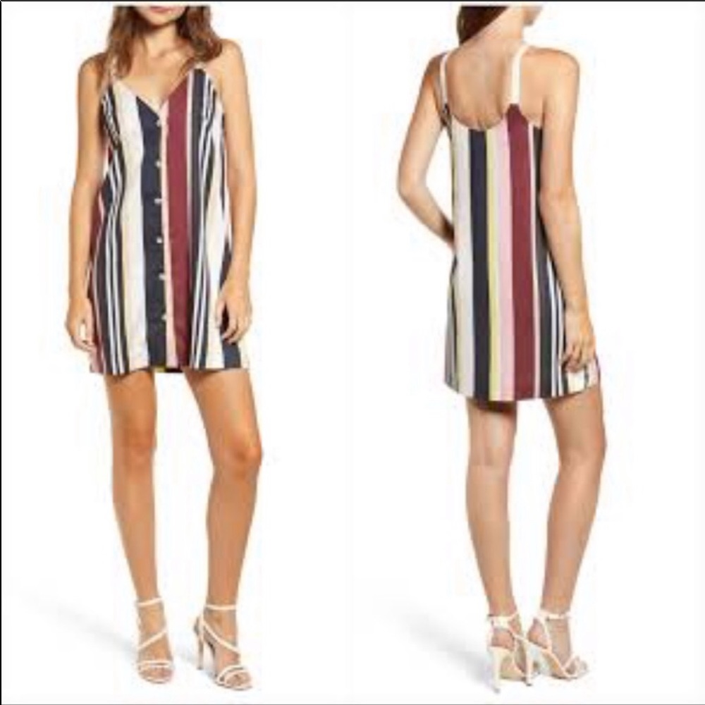 Topshop Striped Dress - Size 4 Petite